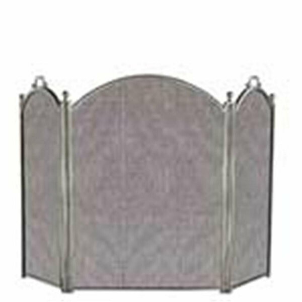 Blueprints 3 Fold Screen - Satin Pewter - 52in. W x 34in. H BL3263985